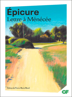 cover image of Lettre à Ménécée